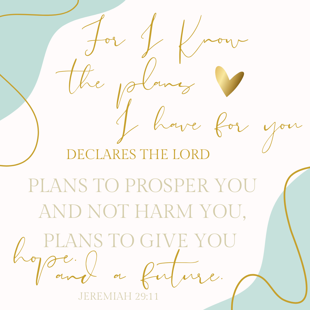 For I Know The Plans – Jeremiah 29:11